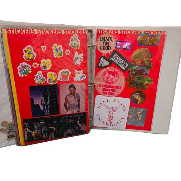 Vintage Sticker Book 80s Puffy Scratch And Sniff Garfield Michael Jackson Kool-a - Picture 14 of 16